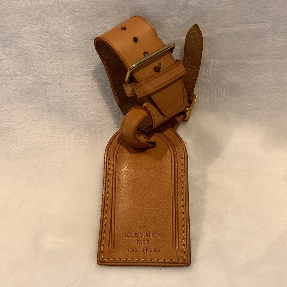 Authentic Louis Vuitton Luggage Tag